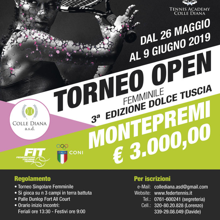 TORNEO OPEN – 3a Edizione Dolce Tuscia