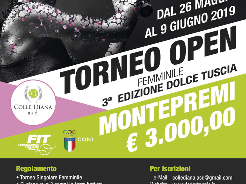 TORNEO OPEN – 3a Edizione Dolce Tuscia