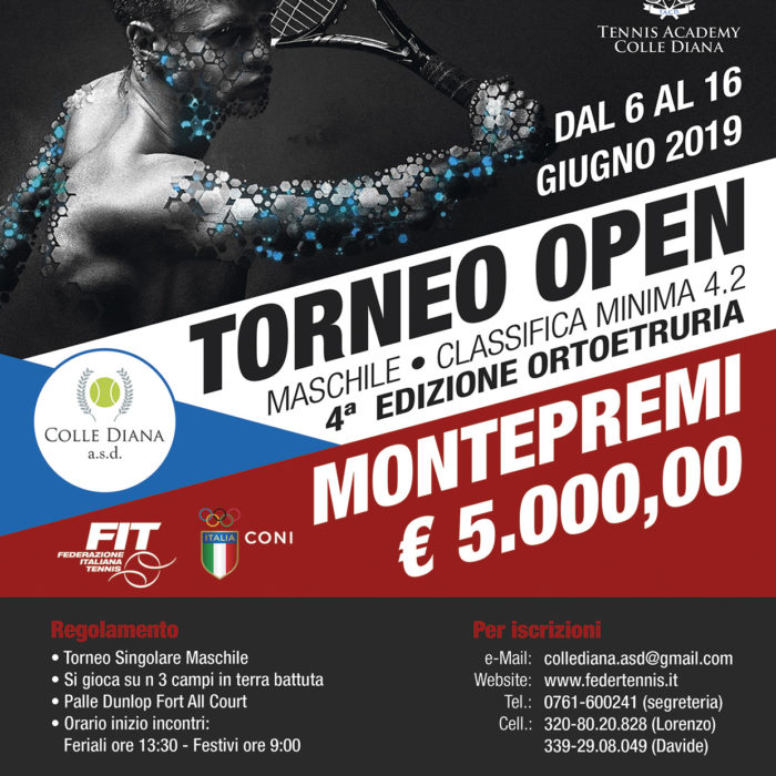 TORNEO OPEN – 4a Edizione Orto Etruria